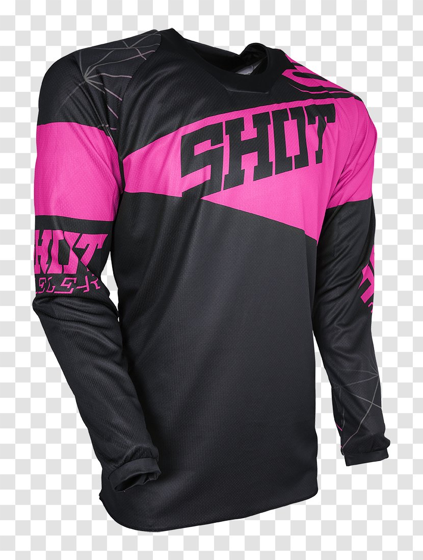 T-shirt Motocross Cycling Jersey SHOT Transparent PNG