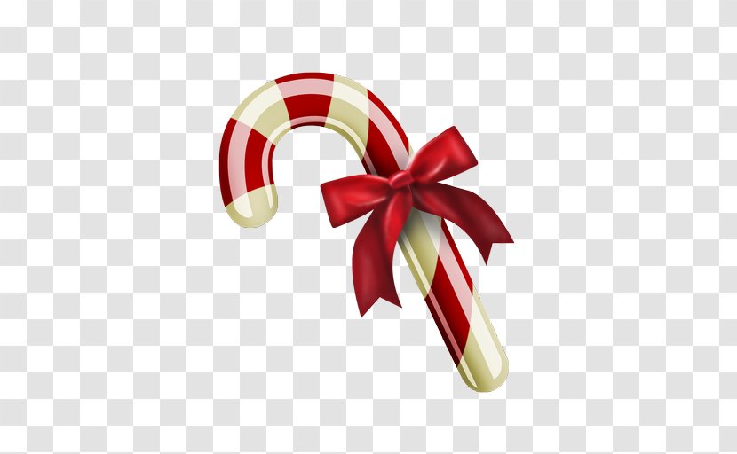 Candy Cane Stick Christmas Icon - Polkagris - Transparent Image Transparent PNG