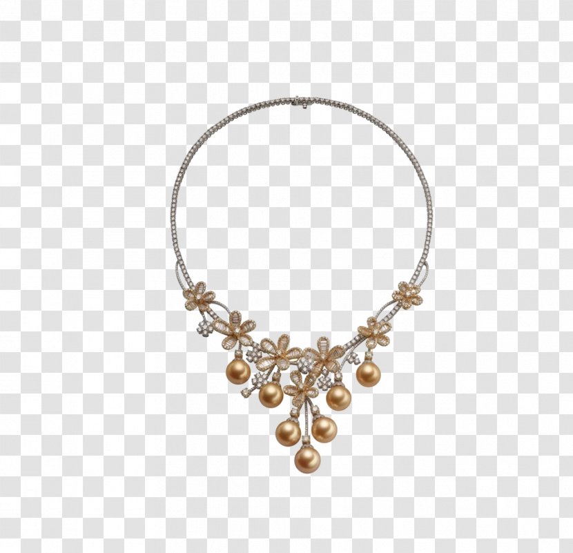 Jewellery Pearl Necklace White Gemstone - Fashion Transparent PNG