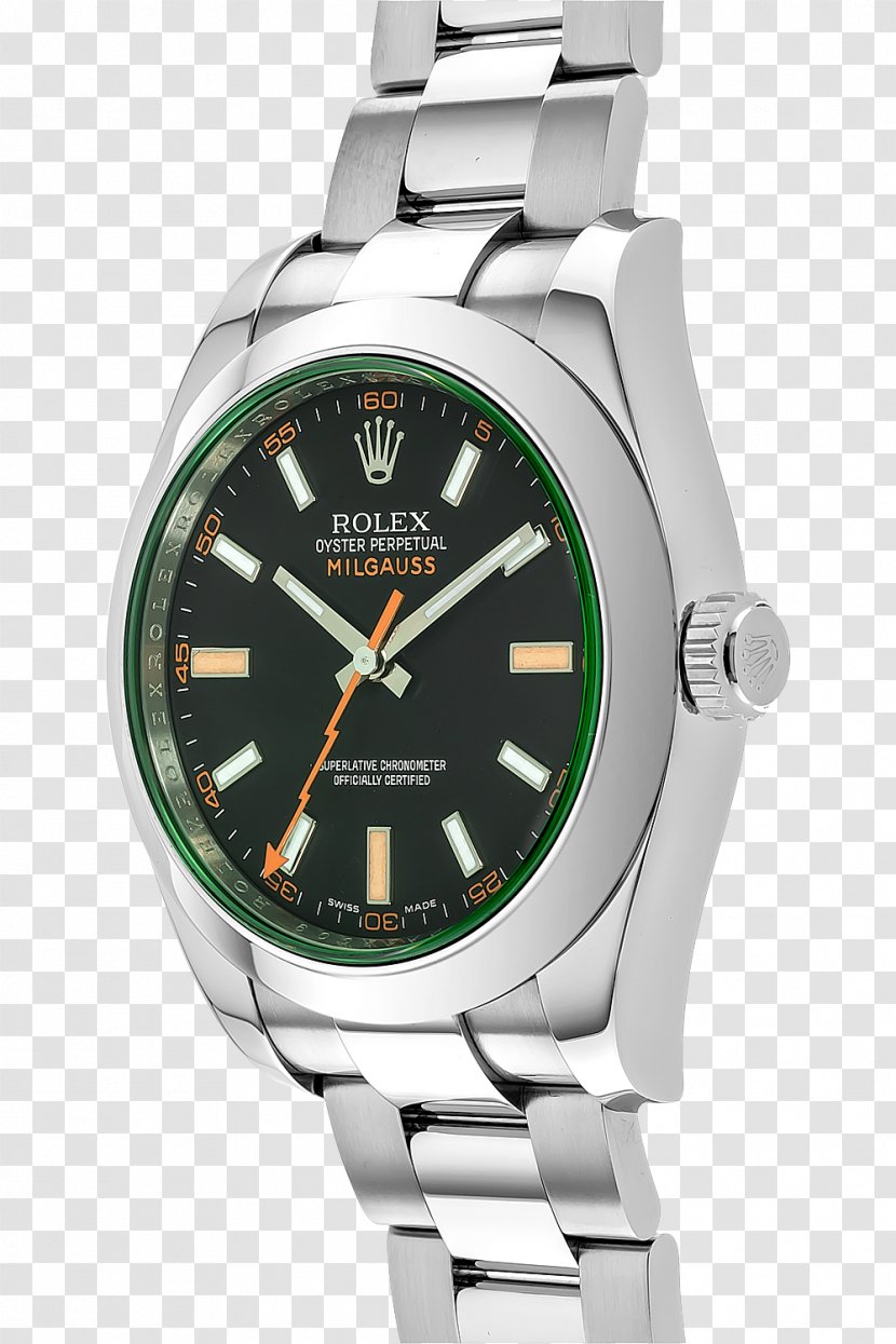 Rolex Milgauss Watch Strap Oyster Perpetual - Metal Transparent PNG