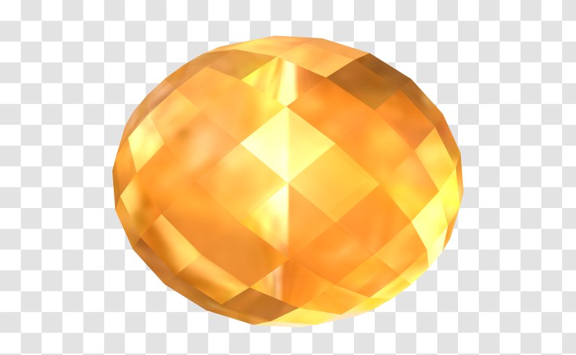 Crystal Gemstone Quartz - Orange - Amber Transparent PNG