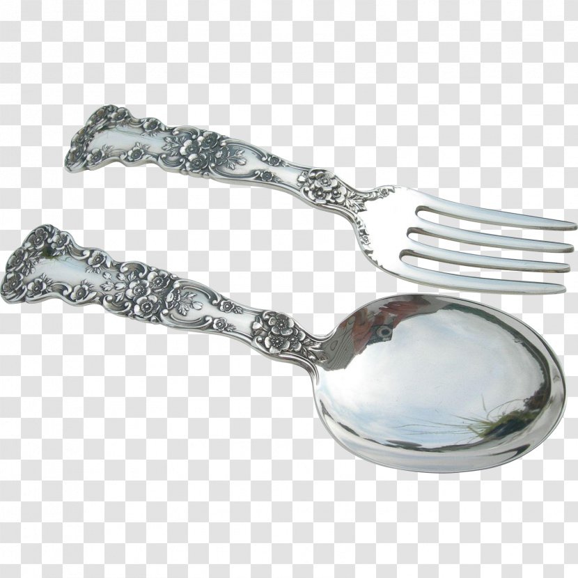 Cutlery Fork Spoon Tableware Silver Transparent PNG