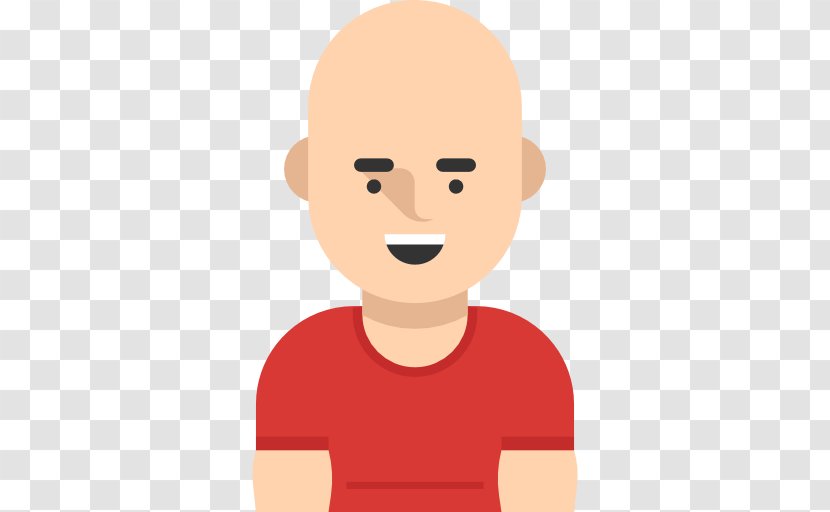 Icon - Cartoon - Bald Man Transparent PNG