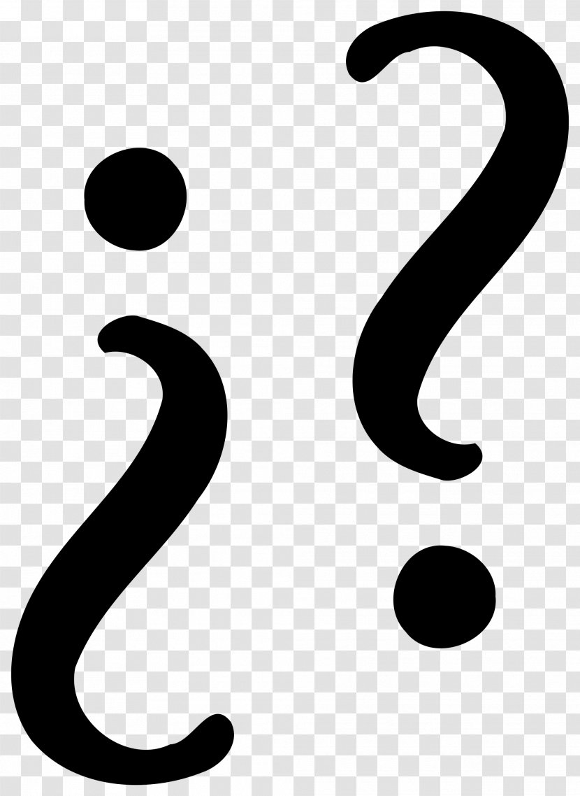 Question Mark Sign Punctuation Full Stop - Glottal Transparent PNG