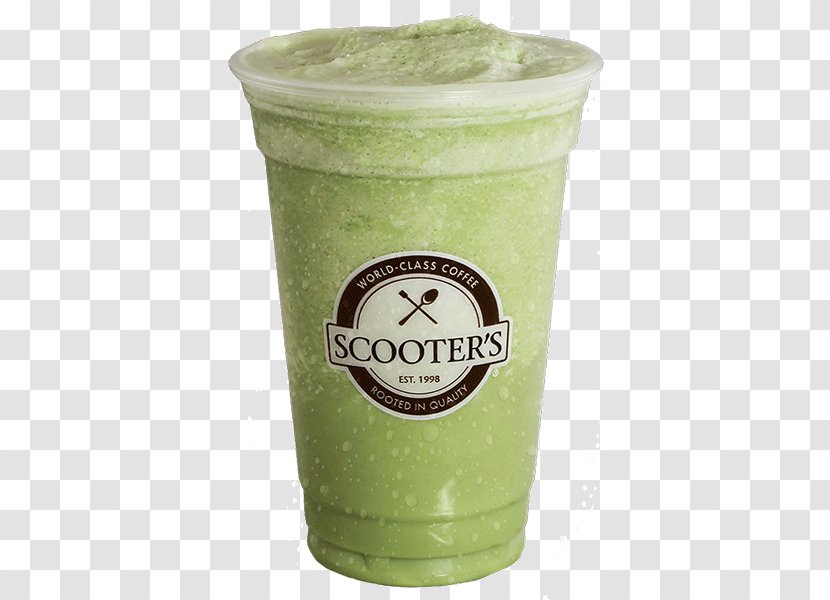 Matcha Health Shake Smoothie Scooter’s Coffee Green Tea Transparent PNG