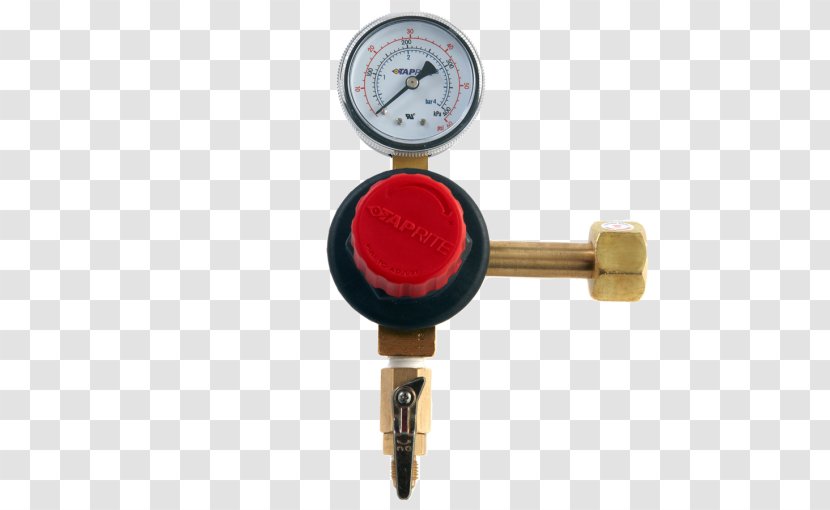 Dual Gauge Pressure Regulator Carbon Dioxide - Gas - Cylinder Transparent PNG