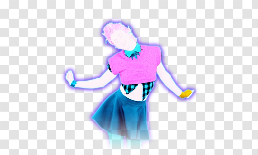 Just Dance 2015 2014 2016 Girls Want To Have Fun - Blue - Dancing Transparent PNG