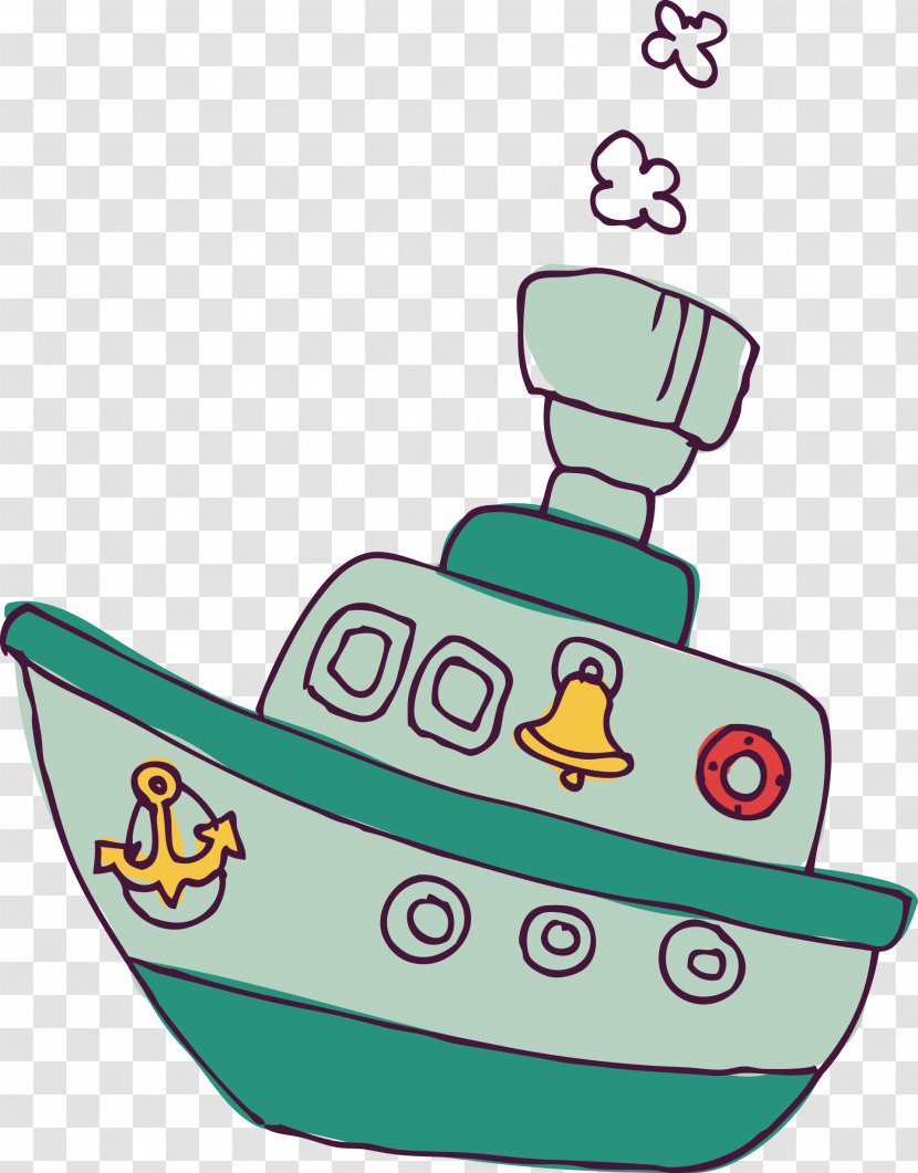 Watercraft Stuffed Toy Clip Art - Area - Ship Vector Transparent PNG