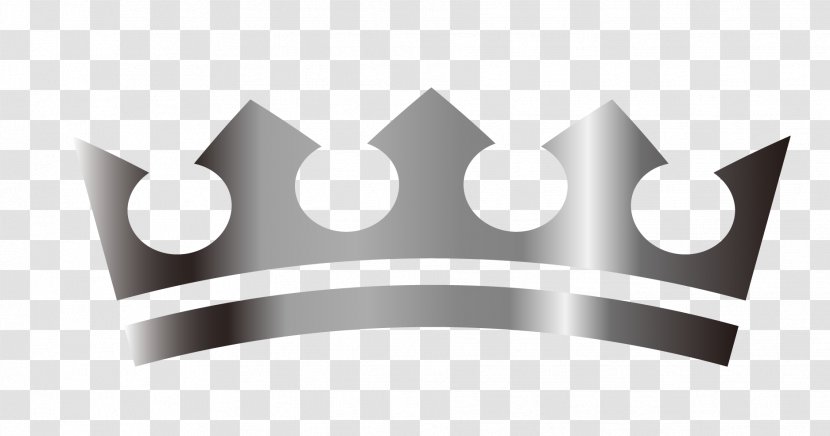 Brand Logo White Font - Free Silver - Vector Crown Transparent PNG