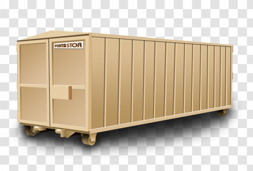 Roll-off Porta-Stor Intermodal Container Box - Rubbish Bins Waste Paper Baskets - Containers Transparent PNG