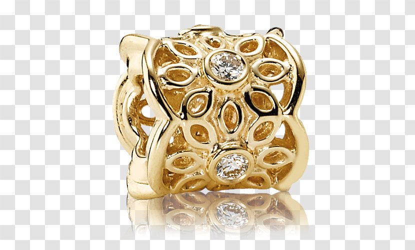 Earring Pandora Charm Bracelet Gold Transparent PNG