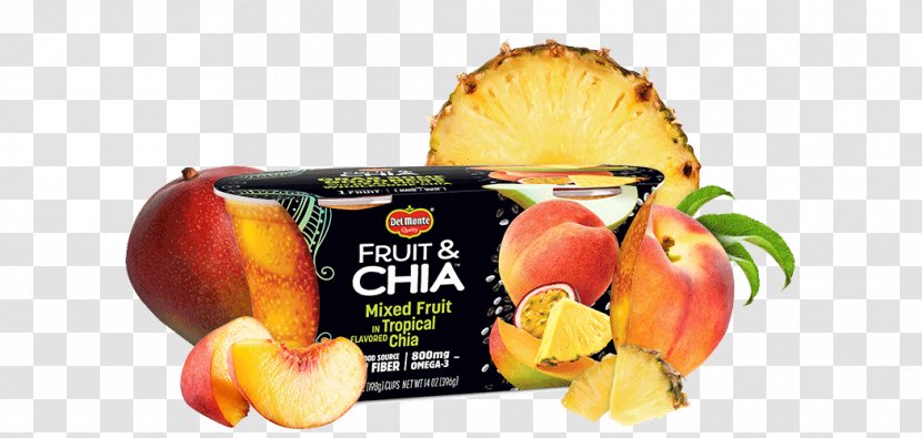 Fruit Cup Del Monte Foods Vegetarian Cuisine Chia Seed Flavor - Tropical Bowl Recipe Transparent PNG