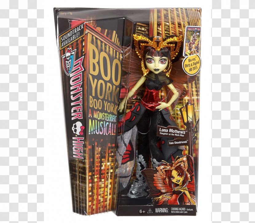 Toy Monster High Doll Boo York, York Child - Crypt Transparent PNG