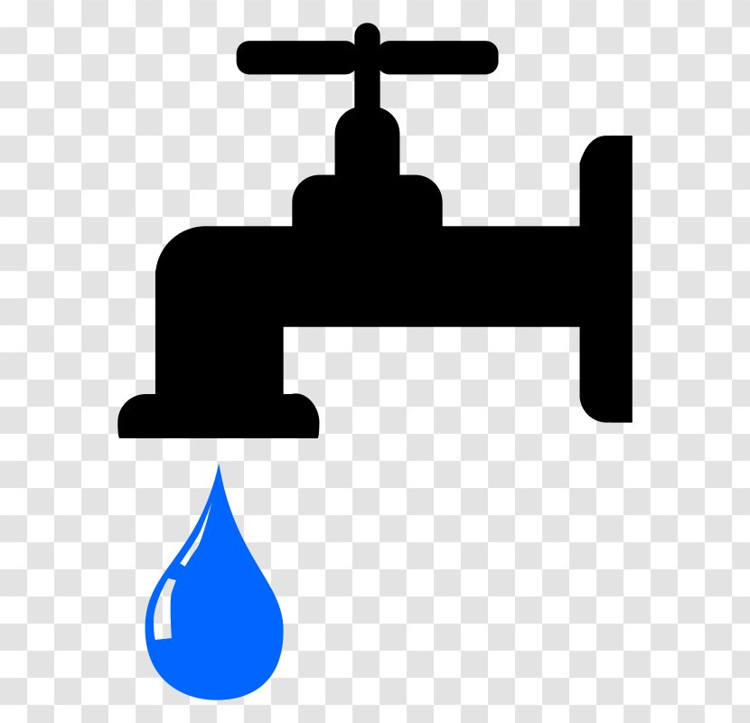 Tap Drop Clip Art - Water Faucet Clipart Transparent PNG