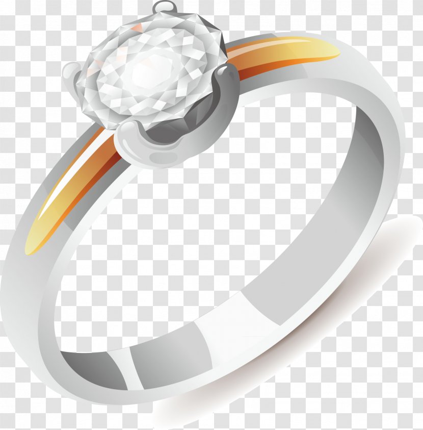 Ring Download Necklace Diamond - Wedding - Vector Material Transparent PNG