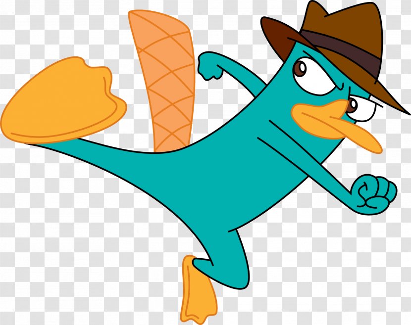 Perry The Platypus - Ferb Fletcher - Tail Animal Figure Transparent PNG