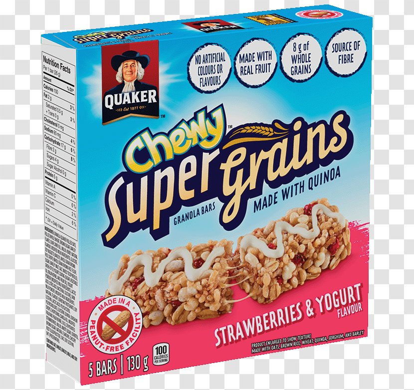 Breakfast Cereal Fudge Quaker Oats Company Chewy Dipps Granola Bars - Grain - Chocolate Transparent PNG