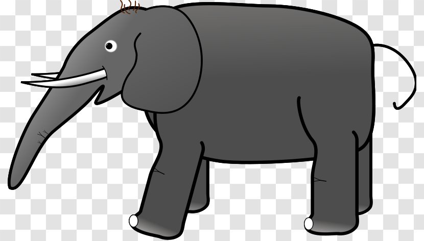 African Elephant Indian Clip Art - Snout Transparent PNG