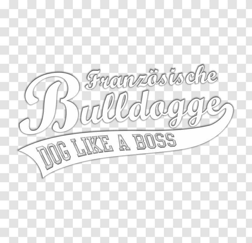 Logo White Brand Line Font - Area - FranzÃ¶sische Bulldogge Transparent PNG