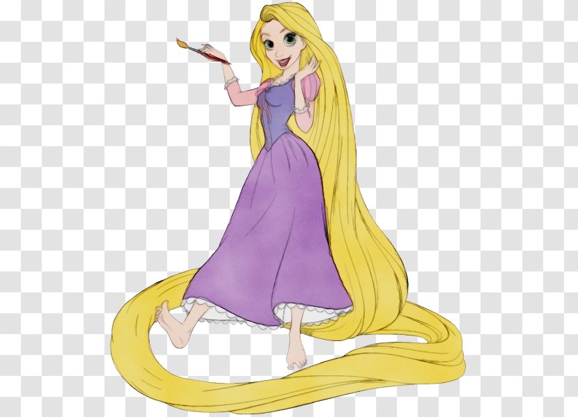 Rapunzel Tangled: The Video Game Painting Illustration - Disney Princess Transparent PNG