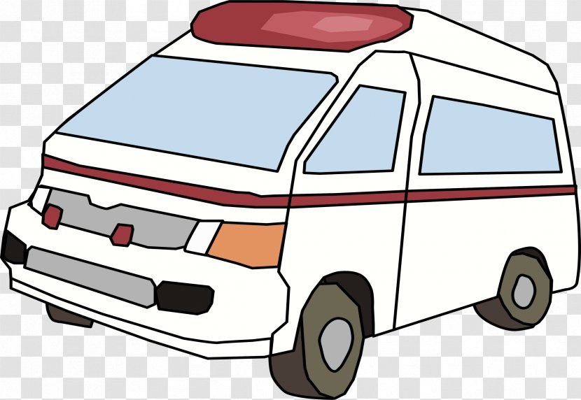 Japan Car Clip Art - Compact - Ambulance Transparent PNG