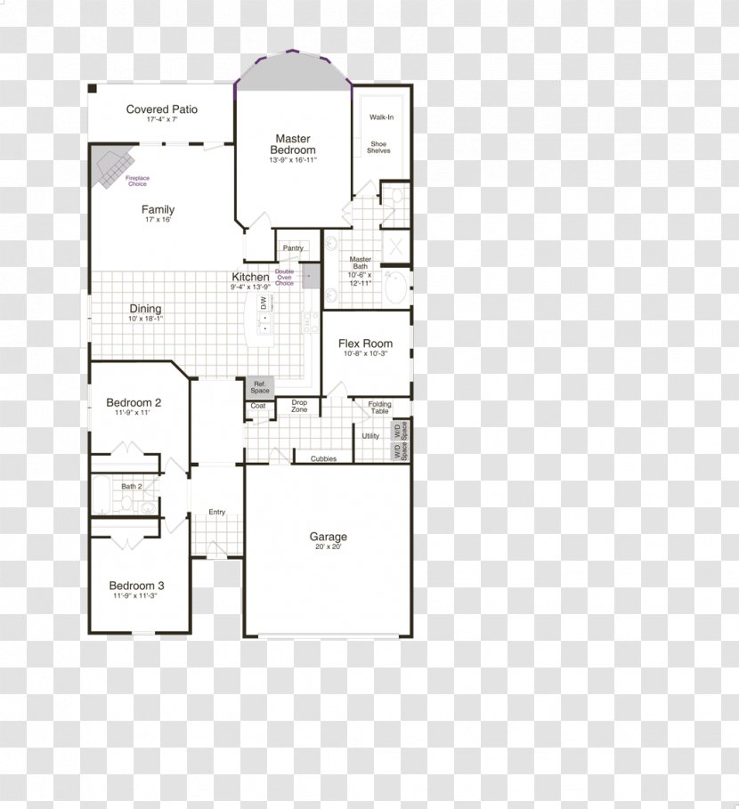 Morris Crossing Floor Plan House - Heath Transparent PNG
