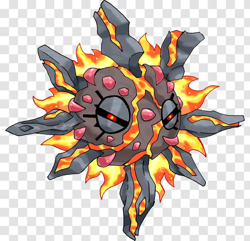 Solrock Pokémon Sun And Moon Evolution X Y - Pok%c3%a9mon - Garchomp Transparent PNG