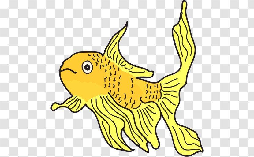 The Pet Shop Goldfish Location - Line Art - Gold Fish Transparent PNG