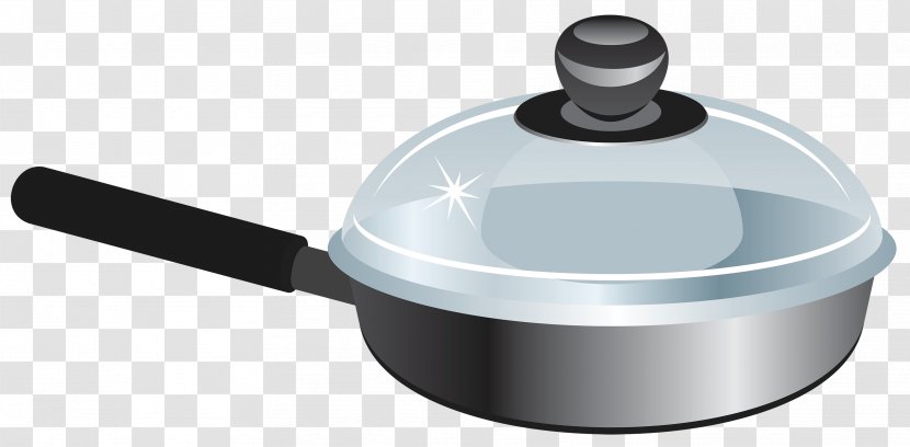 Frying Pan Cookware And Bakeware Deep Fryer Clip Art - Swiss Diamond International - Sauce Cliparts Transparent PNG