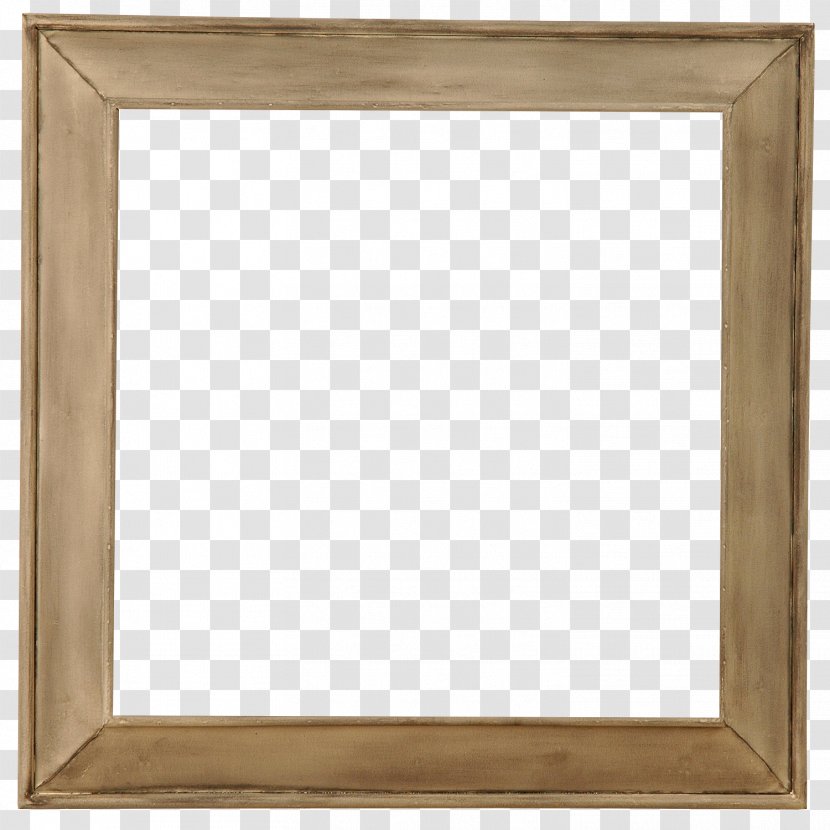 Square Picture Frame Area Chessboard Pattern - Brown Transparent PNG