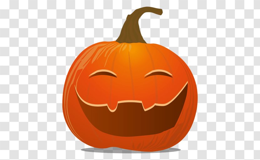 Calabaza Pumpkin Halloween Emoticon Jack-o'-lantern - Orange - Fun Transparent PNG