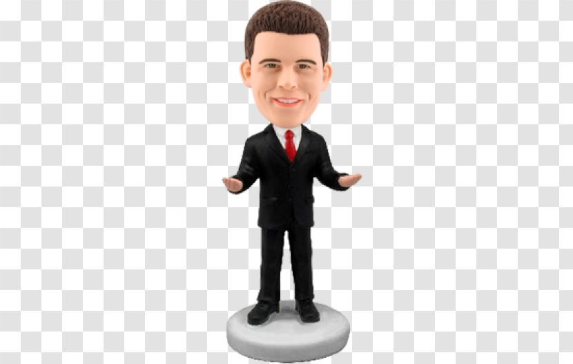 Bobblehead Businessperson Suit Consultant - Craft - Business Transparent PNG