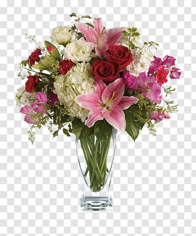 Teleflora Flower Delivery Floristry Bouquet - Garden Roses - Of Flowers Transparent PNG