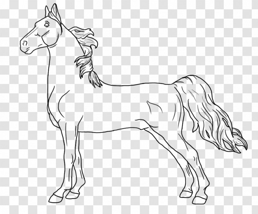 Breyer Animal Creations Coloring Book Pony Mustang - Horse Like Mammal - Fairy Tale Material Transparent PNG