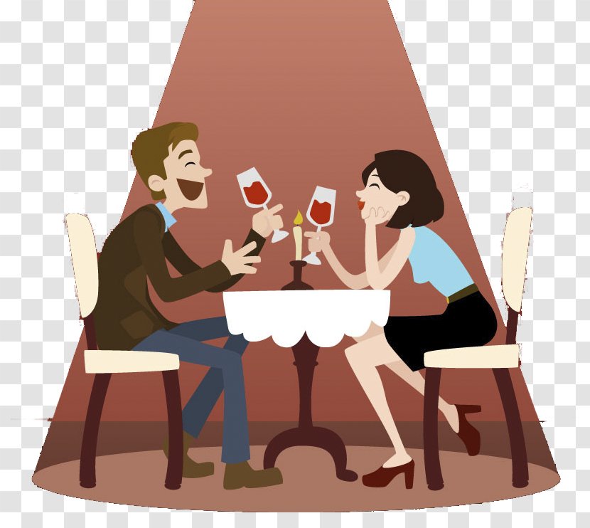 Flirting Guide: How To Start Conversations And Flirt Like A Pro Romance Love Download YouTube - Furniture - Wine Dinner Vector Material Transparent PNG