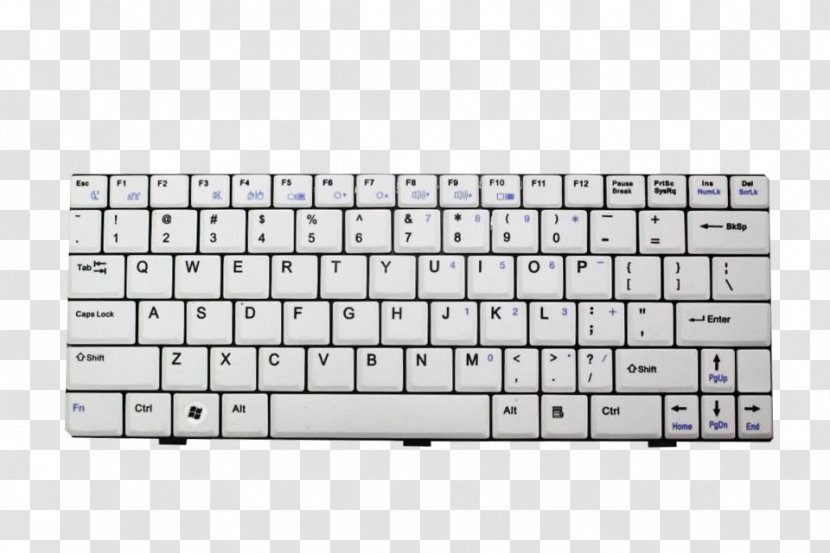 Computer Keyboard Laptop Numeric Keypads Space Bar - Electronic Device - Meng Department Transparent PNG