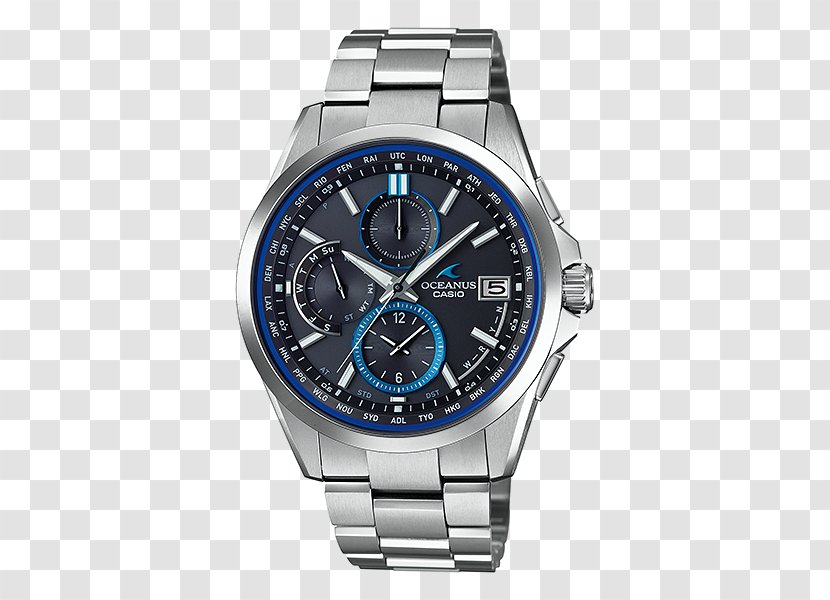 Casio Oceanus Citizen Watch Eco-Drive Transparent PNG