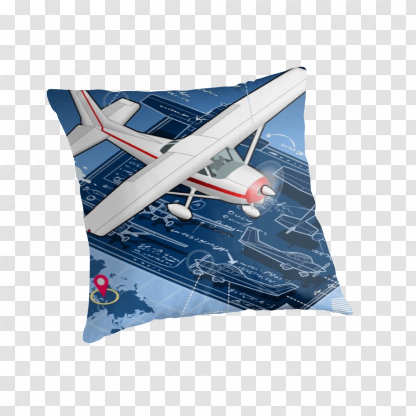 Airplane Infographic Aircraft Drawing - Throw Pillow Transparent PNG