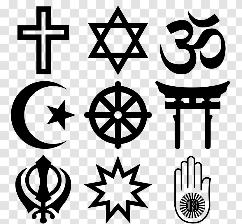 Religious Symbol Religion Symbols Of Islam Christianity - Hinduism Transparent PNG