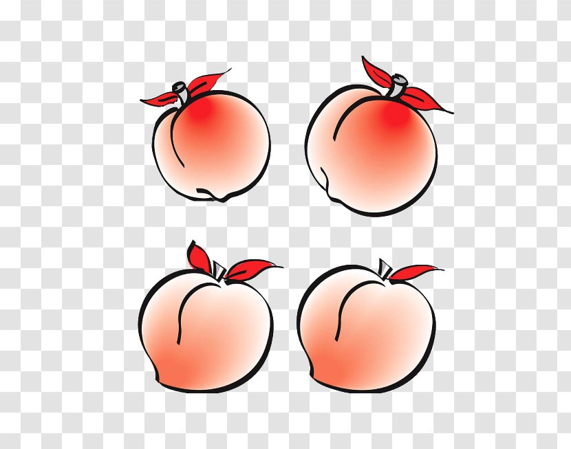 Peach Cartoon Ali - Moe Transparent PNG
