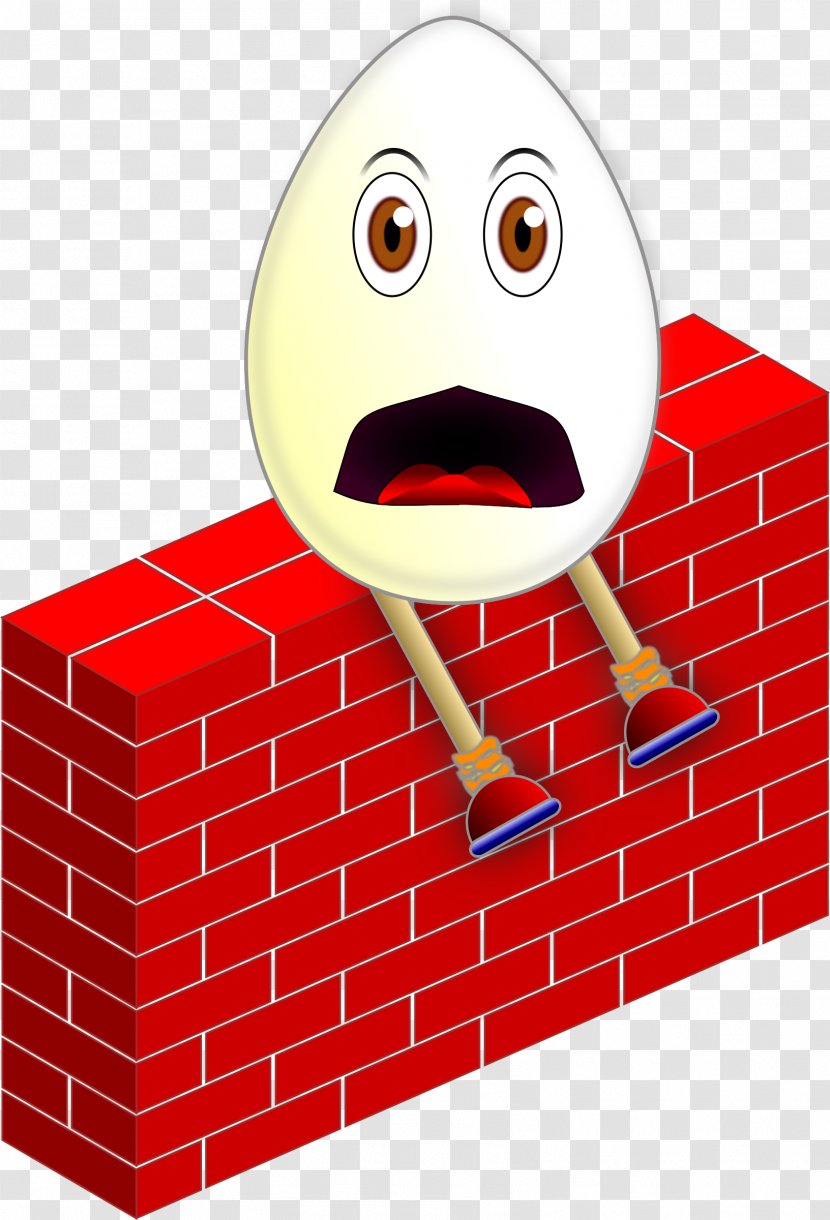 Humpty Dumpty Brick Clip Art - Sat On A Wall - Rhyme Clipart Transparent PNG