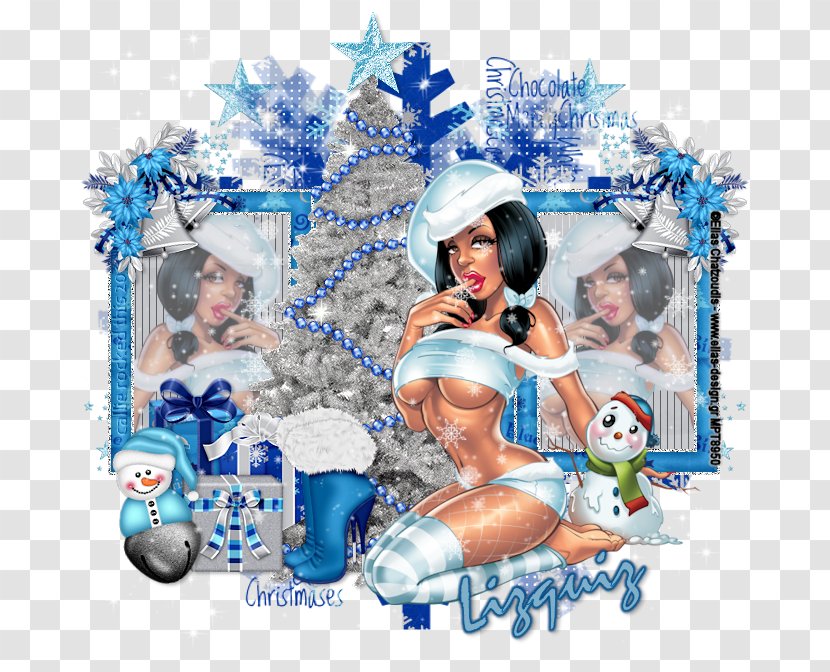 Christmas Ornament - Decoration - Tree Blue Transparent PNG