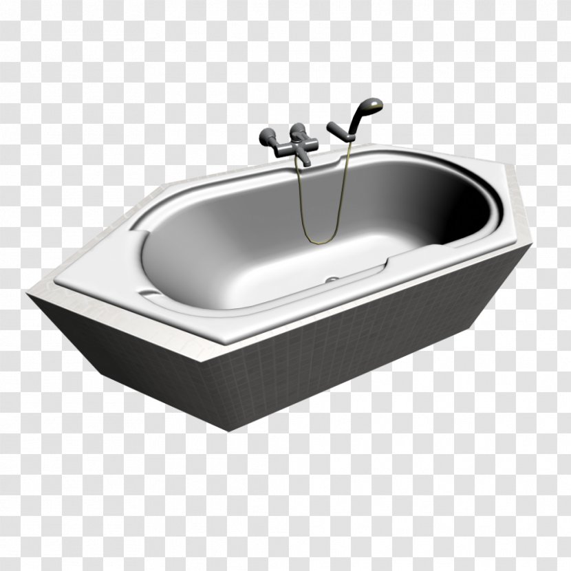 Kitchen Sink Tap Bathroom - Bath Tub Transparent PNG