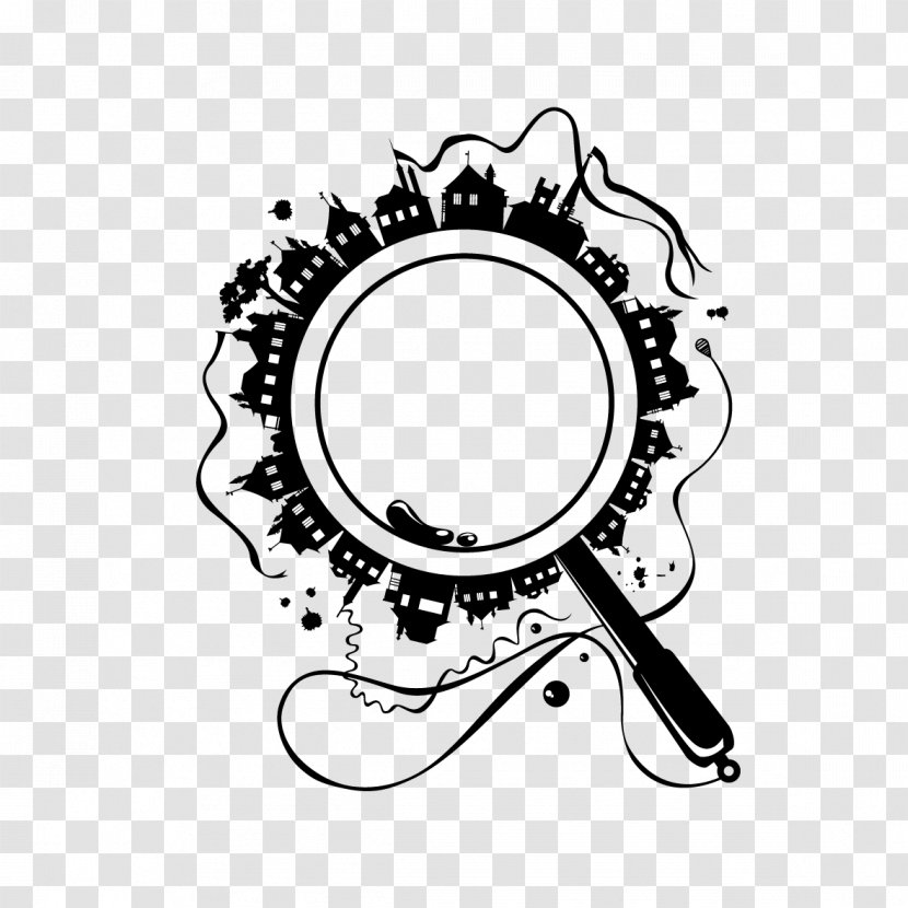 Psychological Testing Psychology Person Character Structure Subconscious - Cognition - Magnifying Glass And Buildings Transparent PNG