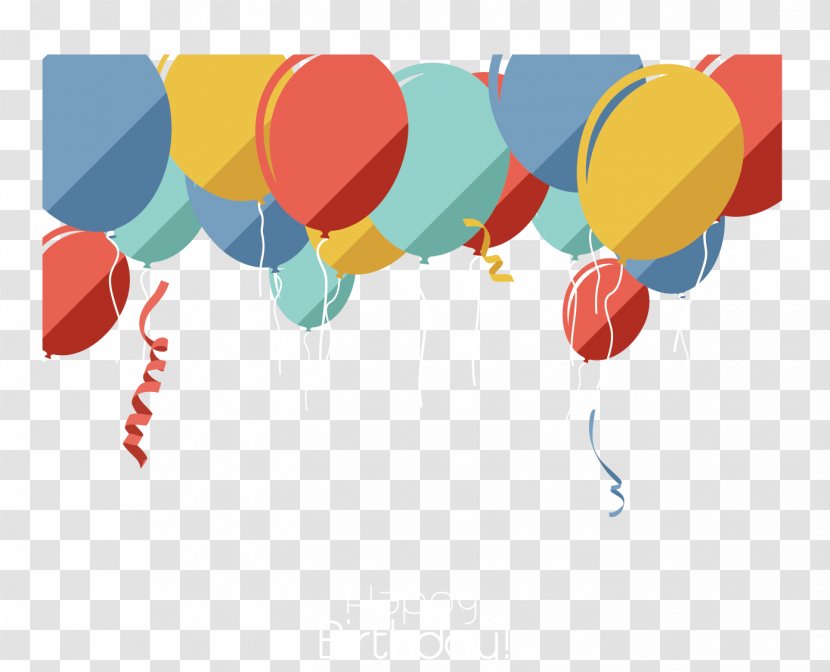 Balloon Birthday - Play - Flat Balloons Birthday,happy Transparent PNG