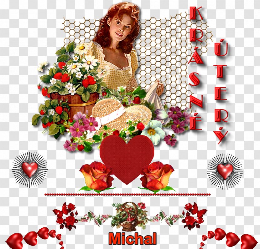 Christmas Ornament Floral Design Tree Day - Heart Transparent PNG