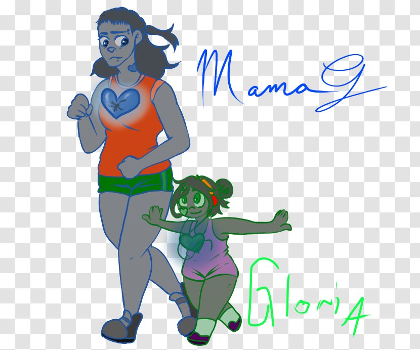 Gloria Character Drawing Madagascar - Modern Family - Mama's Daughter's Whisper Transparent PNG