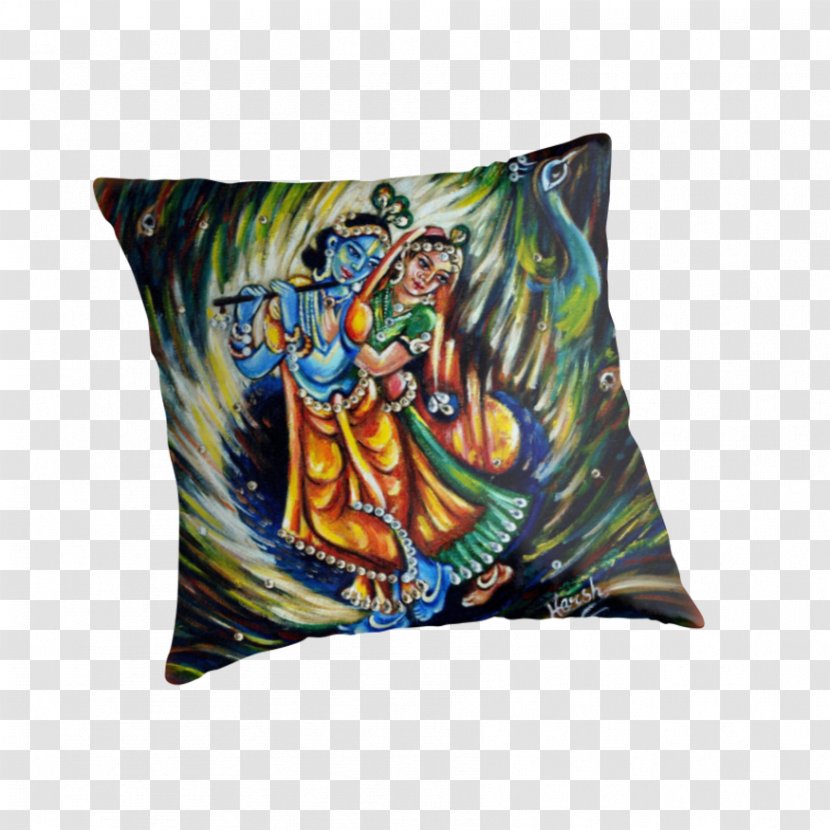 Krishna Towel Duvet Radha Pillow - Bag Transparent PNG