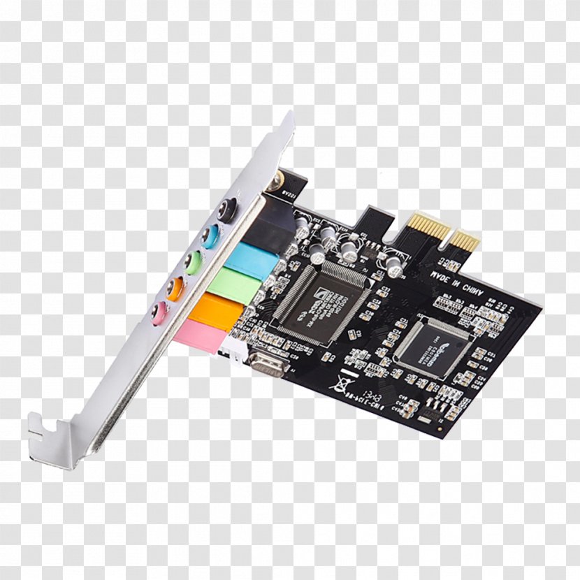 TV Tuner Cards & Adapters Computer Hardware Microcontroller Flash Memory Sound Audio - Controller - PCI Express Transparent PNG