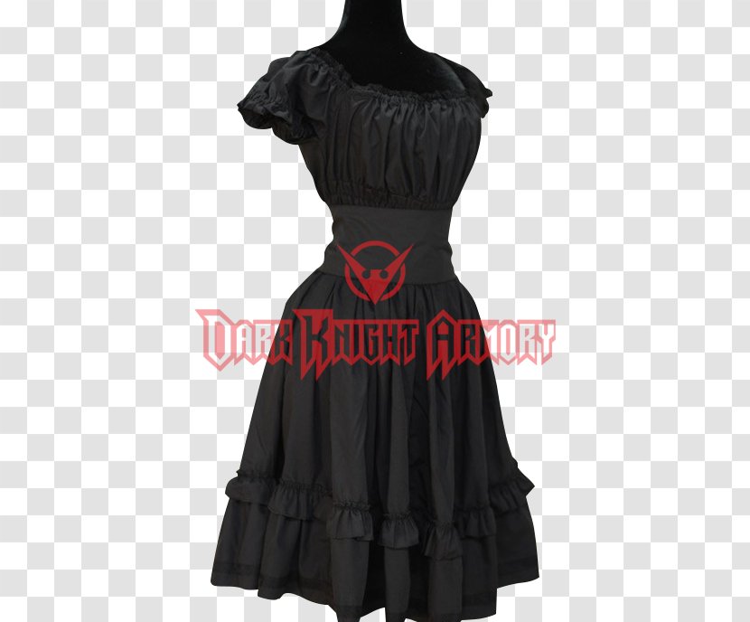 Little Black Dress Shoulder Party Sleeve - Neck Transparent PNG